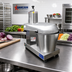 Thumbnail image #2 for Omcan USA Commercial Food Processor with 6-Inch Hopper, 400 kg/hr, 1.5 HP, 120V