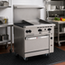 Thumbnail image #2 for Wolf Challenger XL 36-Inch Gas Restaurant Range with 2 Open Burners, 24-Inch Griddle, and Standard Oven