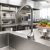 Thumbnail image #2 for ChekPoint Electronic Sensor Touchless Deck-Mount Faucet with Rigid Gooseneck Spout