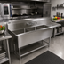 Thumbnail image #2 for John Boos Pro-Bowl 3-Compartment Stainless Steel Sink with 18-Inch Right Drainboard, 14-Inch Deep Compartments and Legs