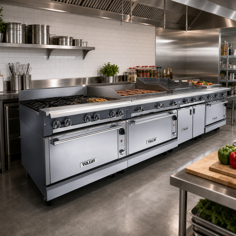 Product image #2 for Vulcan VGT18B 18-Inch Heavy Duty Thermostatic Gas Griddle Range with Cabinet Base
