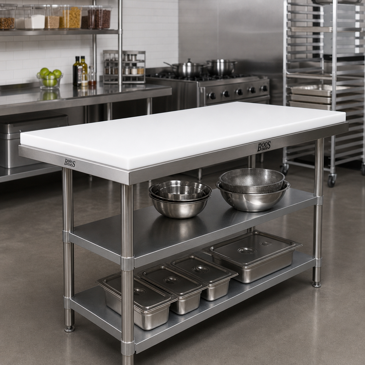 Product image #2 for John Boos 60 Inch x 24 Inch Reversible Poly Replacement Work Table Top