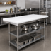 Thumbnail image #2 for John Boos 60 Inch x 24 Inch Reversible Poly Replacement Work Table Top
