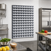 Thumbnail image #2 for Wall-Mounted Louvered Panel Starter Unit with 120 Clear Bins