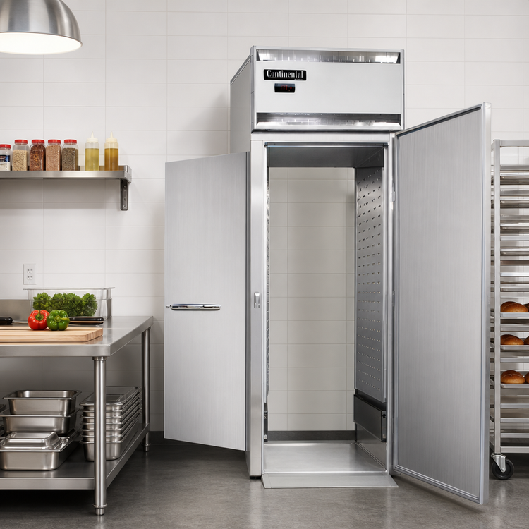 Product image #2 for Continental Refrigerator DL1WI-RT Designer Line 1-Section Roll-Thru Warmer