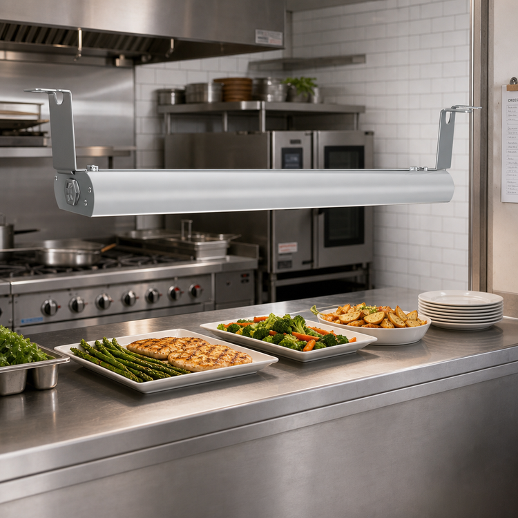 Product image #2 for Vollrath 60-Inch Low Profile Unlighted Single Strip Heat Lamp