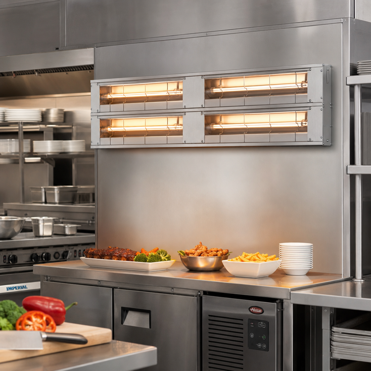 Product image #2 for Hatco Glo-Ray® GRAHL-24D3 24-Inch Double Lighted Infrared Strip Heater