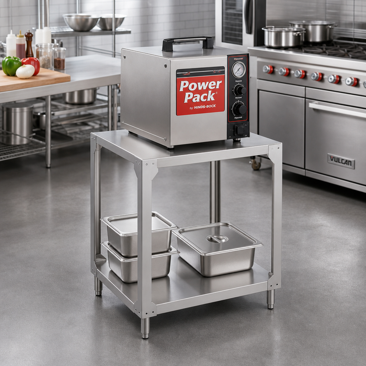 Product image #2 for Stainless Steel Floor Stand for Power Pack with Second Shelf