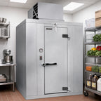 Thumbnail image #2 for Kolpak Polar-Pak P7-1008-CT Indoor Walk-In Cooler with Top-Mounted Self-Contained Refrigeration, Floor, Galvalume, 9' 8" x 7' 9" x 7' 6.25"