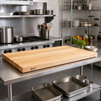 Thumbnail image #2 for John Boos Boos Block KCT4830-O Edge Grain Northern Hard Rock Maple Kitchen Countertop, 48 x 30 x 1-1/2 Inch, Flat No-Backsplash, Oil Finish