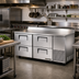 Thumbnail image #2 for True 2-Section Deep Worktop Refrigerator with 4 Drawers, Stainless Steel