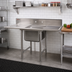 Thumbnail image #2 for Eagle Group 414 Series Single-Compartment Sink with Left and Right Drainboards, 62-Inch Wide
