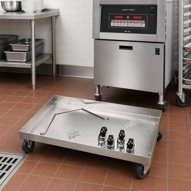 Product image #2 for Henny Penny Filter Pan Dolly for Standard Filter Pan, Fits PFE-500 & PFE-561 Electric Pressure Fryers