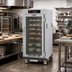Thumbnail image #2 for Metro C5 9 Series 3/4 Height Controlled Humidity Heated Holding and Proofing Cabinet with Glass Door and Universal Wire Slides