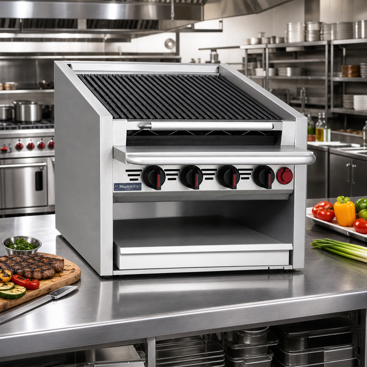 Product image #2 for Magikitch'n 72-Inch Countertop Radiant Gas Charbroiler