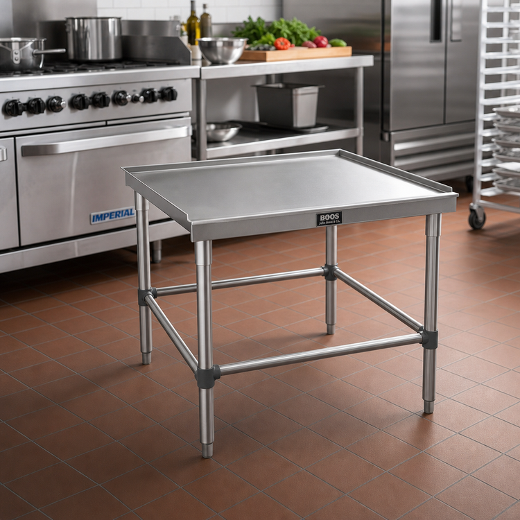 Product image #2 for John Boos GS6-2424SBK 24" x 24" Stainless Steel Equipment Stand