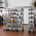 Thumbnail image #2 for MetroMax Q Top-Track 21-Inch Mobile Shelving Unit Kit