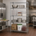 Thumbnail image #2 for Quantum Stationary Wire Shelving Starter Kit, 48