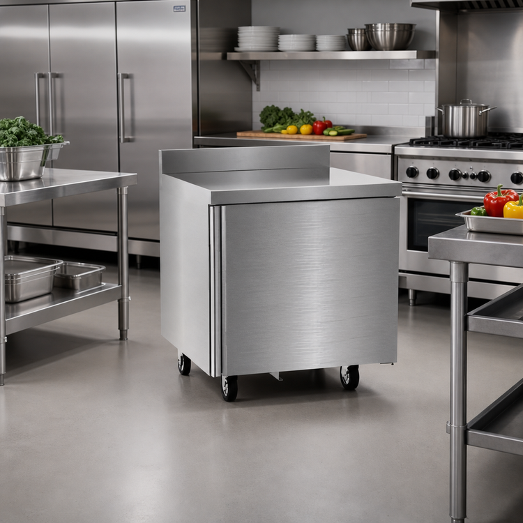 Product image #2 for Delfield ST4532NP One-Section Undercounter Worktop Freezer with 1 Door and 4-Inch Backsplash