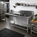 Thumbnail image #2 for John Boos Pro-Bowl 3-Compartment Sink with Left Drainboard, 20