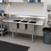 Thumbnail image #2 for Advance Tabco Special Value Series 3-Compartment Convenience Store Sink with Left & Right Drainboards, 58-Inch, 304 Stainless Steel