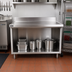 Thumbnail image #2 for Spec-Master Marine Series Underbar Stainless Steel Work Table with Open Front Cabinet Base, 48 x 24 Inches