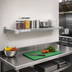Thumbnail image #3 for New Age Adjust-A-Shelf Solid Brute Series Aluminum Shelf, 42 in x 15 in, 800 lb Capacity