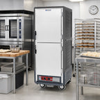 Thumbnail image #2 for Metro C5 Insulation Armour C539-MDS-U-GY Full-Height Mobile Moisture Heated Holding & Proofing Cabinet, Dutch Doors, 18-Pan Capacity