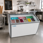 Thumbnail image #2 for Koolmore KM-GDC-49SD Gelato Dipping Cabinet Display Freezer, 13 Cu. Ft., Sliding Glass Door, 9 x 5-Liter Pan Capacity, LED Lighting