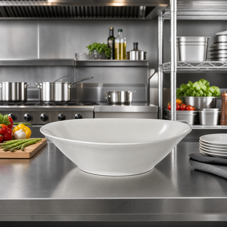 Product image #2 for Carlisle Stadia 52 oz Greige Oblong Melamine Bowl