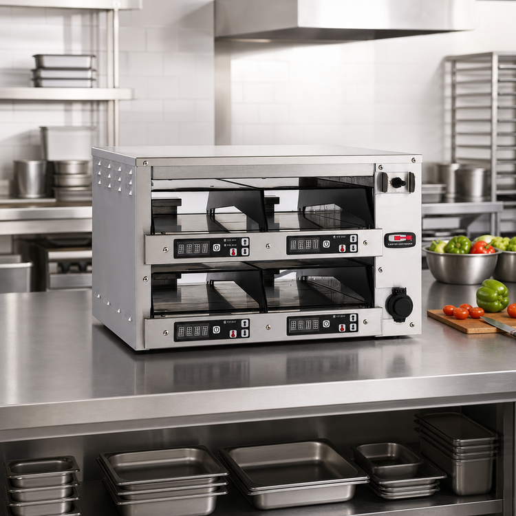 Product image #2 for Carter-Hoffmann Modular Holding Cabinet Hot Well, Single-Sided Access, 4-Pan Capacity