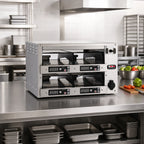 Thumbnail image #2 for Carter-Hoffmann (Middleby) M223S-2T Modular Hot Well, Single-Sided, Programmable, 4-Pan, Stainless Steel