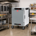 Thumbnail image #2 for Metro HotBlox™ Wide 8-Pan Mobile Pass-Thru Insulated Holding Cabinet, Digital Touchscreen, Solid/Solid Doors, 120V