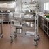 Thumbnail image #2 for Advance Tabco Special Value Series 3-Shelf Chrome-Plated Wire Utility Cart, 42 x 18 x 38 Inches