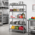 Thumbnail image #2 for Eagle Valu-Master 5-Tier Wire Shelving Starter Unit, 48
