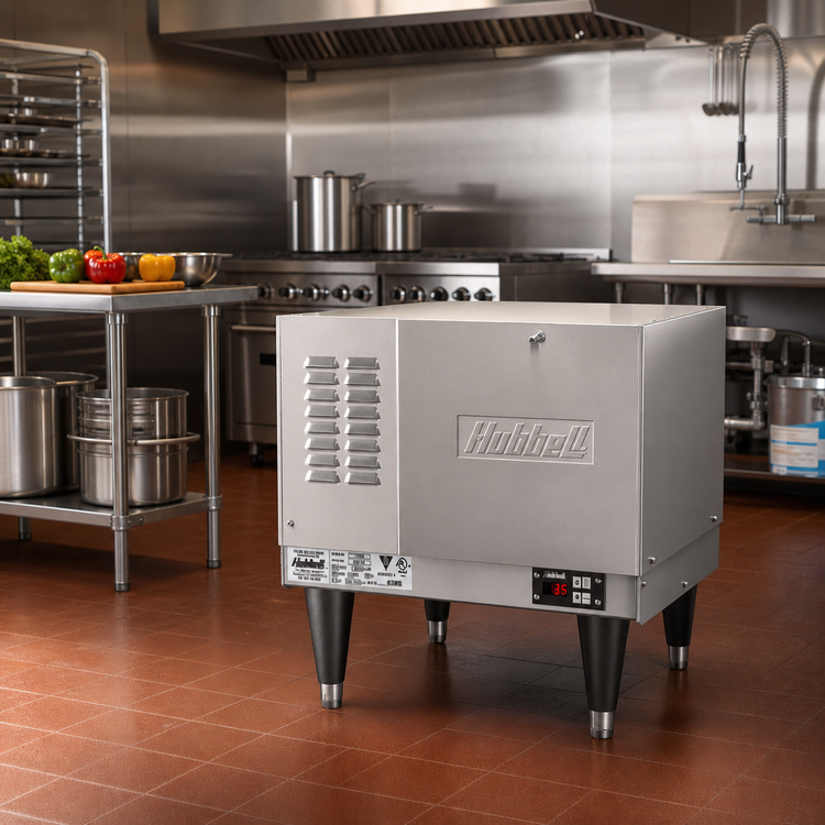Product image #2 for Hubbell J630 Electric Floor Model Booster Heater, 6-Gallon Storage, 30 kW