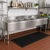 Thumbnail image #2 for Advance Tabco Special Value Series 4-Compartment Stainless Steel Bar Sink with Dual Drainboards and Splash-Mount Faucets, 96 x 18 Inches