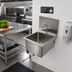 Thumbnail image #2 for John Boos Pro-Bowl Wall-Mount Stainless Steel Hand Sink, 16