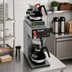 Thumbnail image #2 for BUNN CWTF15-3 Automatic Fill Commercial Drip Coffee Brewer with 3 Warmers and Hot Water Faucet