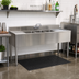 Thumbnail image #2 for Eagle Group 1800 Series Three-Compartment Underbar Sink Unit with Left and Right Drainboards, 60-Inch x 20-Inch