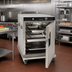 Thumbnail image #2 for Cres Cor H-339-UA-8C Insulated Half-Size Mobile Heated Holding Cabinet with Universal Pan Slides