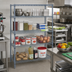 Thumbnail image #2 for Quantum 5-Shelf Wire Shelving Starter Kit, 72-Inch W x 12-Inch D x 54-Inch H, Gray Epoxy Antimicrobial Finish
