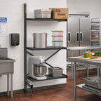 Thumbnail image #2 for Metro SmartLever SM762430-ADD Cantilevered Shelving Add-On Kit, 30W x 24D Shelf Capacity, 76-3/8H, Epoxy-Coated Steel