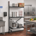 Thumbnail image #2 for Metro SmartLever 30W x 24D Cantilevered Shelving Add-On Kit, 76-3/8 Inch H, Epoxy Coated Steel