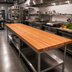 Thumbnail image #2 for John Boos Boos Block American Cherry Edge Grain Kitchen Countertop, 144 x 38 x 1-1/2 Inch, Penetrating Oil Finish