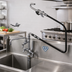 Thumbnail image #2 for T&S Brass Double Pantry Deck Mount Pantry Faucet with 12-Inch Swing Nozzle and Add-On Faucet