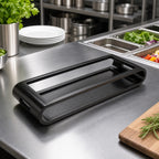 Thumbnail image #3 for American Metalcraft MWTE21 Rectangular Wood Serving Tray, Espresso Finish, 21-3/4-Inch Long Case of 4