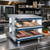 Thumbnail image #2 for Hatco Glo-Ray Designer Slant Dual Shelf Countertop Hot Food Display Warmer