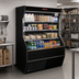 Thumbnail image #2 for Howard-McCray 32E Series 50-Inch Dairy Open Merchandiser, Open Front, Self-Contained Refrigeration, Black, LED Lighting