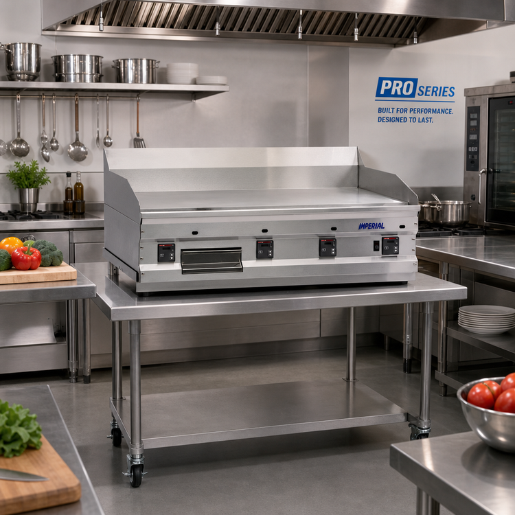 Product image #2 for Imperial Pro Series PSG60 60-Inch Countertop Gas Griddle with 1-Inch Smooth Plate